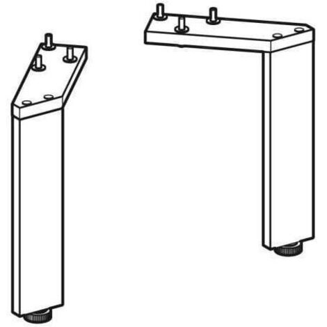 Geberit Set Füße, 2 Stück, höhenverstellbar, 18cm, (1/5)