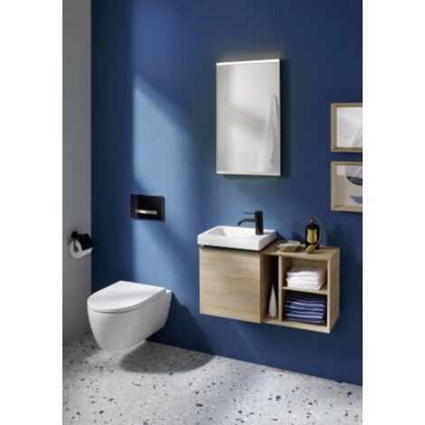 Geberit iCon Wand-WC Tiefspüler, spülrandlos, geschlossene Form,