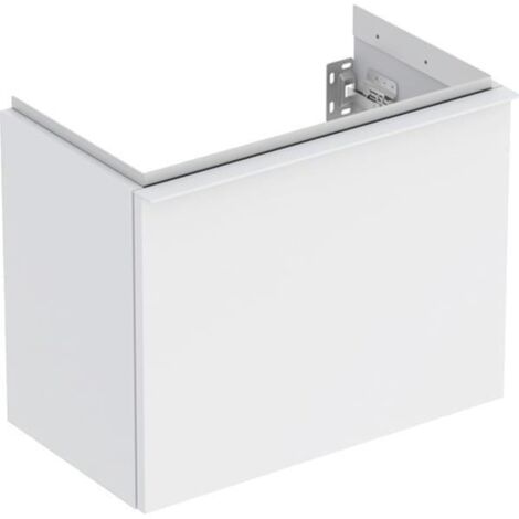 Geberit Handwaschbeckenunterschrank iCon 52x41,5x30,7cm, 1 Lade, we. ma/Gr we. ma