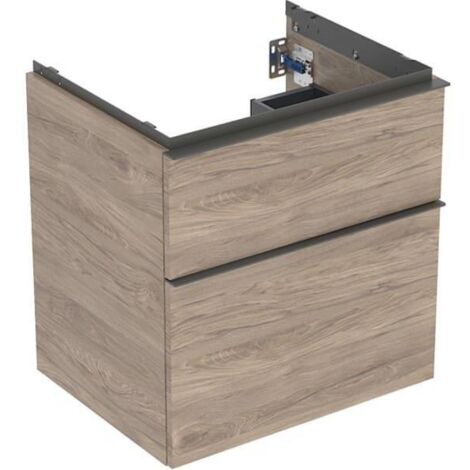 Geberit iCon Unterschrank für Waschtisch, 2 Schubladen,