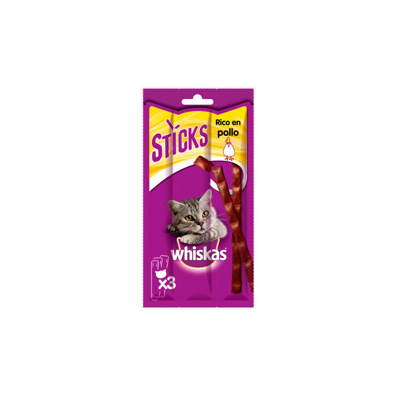 Whiskas Sticks con Pollo 3 ud