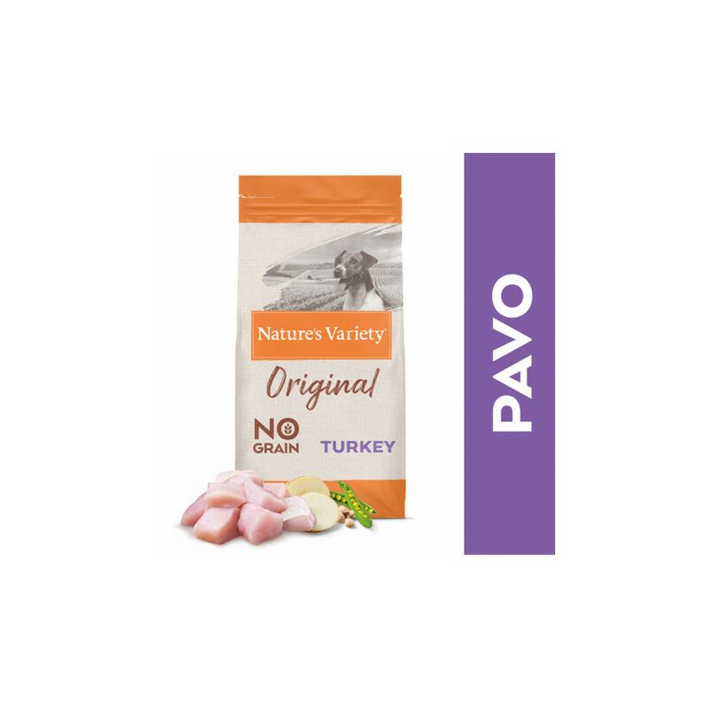 Natures Variety Original no grain pienso para perros adultos mini con pavo deshuesado 15 kg free turkey