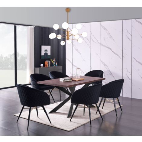 Miuuod Table de salle à manger moderne en forme de nuage pour 4 à 6 personnes, 168 cm, avec design robuste et 3 pieds, pour la maison, la cuisine ou le bureau Miuuod Table de salle à manger moderne en forme de nuage pour 4 à 6 personnes, 168 cm, avec design robuste et 3 pieds, pour la maison, la cuisine ou le bureau