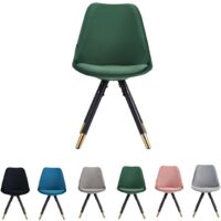 1/4 Sofia Velvet Upholstered Dining Chair Single - Green