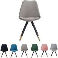 1/4 Sofia Velvet Upholstered Dining Chair Single - Dark Grey