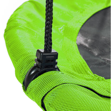 Balançoire Nid d'Oiseau Ronde 100CM, Charge Maximal 150KG, Balançoire