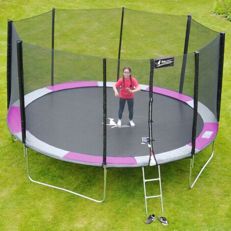 Kangui - Trampoline rond Ø430cm avec filet de sécurité - RALLI 430