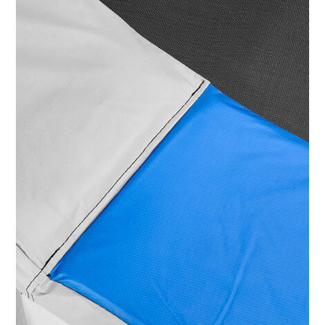 Kangui - Coussin de protection trampoline Ø 360 cm - Bleu et Gris