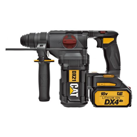 KIT HAMMER DX21 DRILL DX12 AND SCREWDRIVER DX71 18V CASES BATTERIES INCLUDED CAT