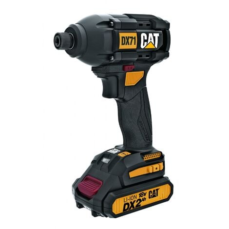 KIT HAMMER DX21 DRILL DX12 AND SCREWDRIVER DX71 18V CASES BATTERIES INCLUDED CAT