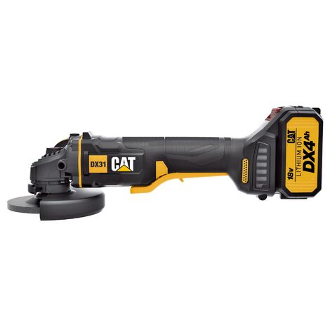 KIT DRILL PERCUSSION SCREWDRIVER AND GRINDER WITH BATTERIES AND CASES CATERPILLAR