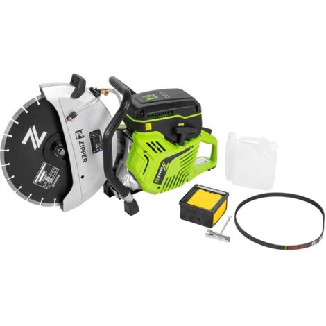 Petrol concrete and asphalt cutter 3500w cuts up to 125mm Zipper zi-bts350t