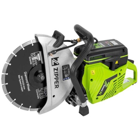 Petrol concrete and asphalt cutter 2400w cuts up to 105mm Zipper zi-bts300t
