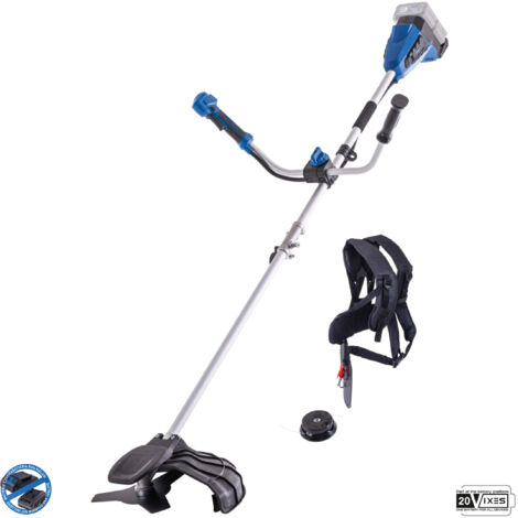 Brushless brush cutter 2x20V without battery IXES Scheppach bc-bch380/40-x