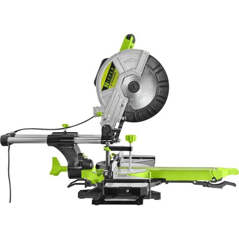 230V SLIDING MITRE SAW WOOD PLASTIC ALLUMINIUM STEEL 255MM ZIPPER ZI-KGS255DS