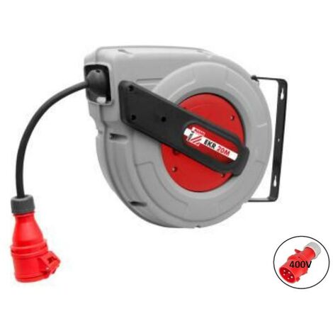 Electric hose reel 20 mt 400v HOLZMANN ekr20m400v (1/2)