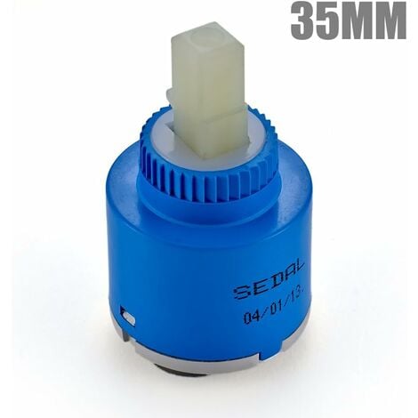 Auralum Cartouche de robinet en Céramique pour Mitigeur Valve Remplacement  35MM