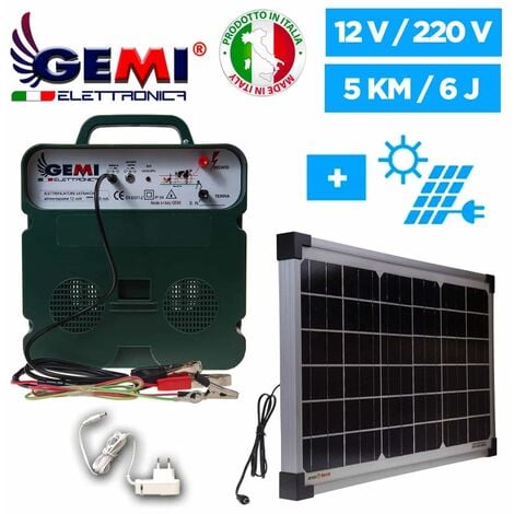 Weidezaungerät 9V 12V 230V Solarmodul Batteriegerät Netzgerät Elektrozaungerät 