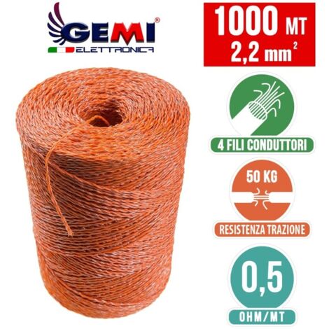 Weidezaunlitze Für Den Weidezaun 250 Mt 2,2 Mm² Litze Weidezaunseil Elektrozaun Fur Pferde Ponys Rinder Ziegen 85042625 Weidezaunlitze Für Den Weidezaun 250 Mt 2,2 Mm² Litze Weidezaunseil Elektrozaun Fur Pferde Ponys Rinder Ziegen 85042625