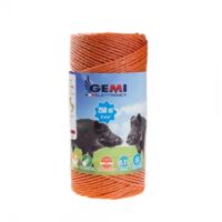 Weidezaunlitze Für Den Weidezaun 250 Mt 6 Mm² Litze Weidezaunseil Elektrozaun Für Schafe Rinder Schweine Wildschweine Und Rehe Gemi Elettronica