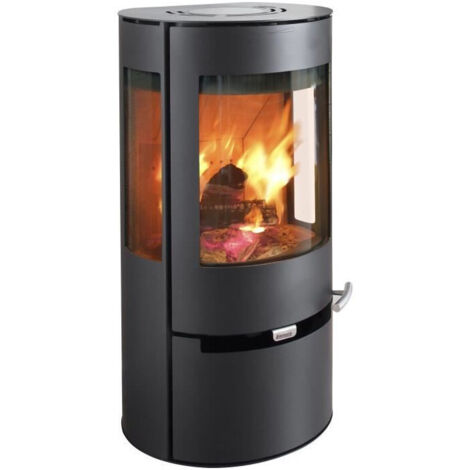 Poêle à bois 50291 – Puissance 6 kW – Rendement supérieur à 80% – Dimensions 95,8x50x44,7 cm – Système Aduro-tronic