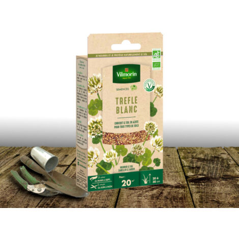 Graines De Trèfle Blanc Sans Traitement Vilmorinsachet 125 M² 
