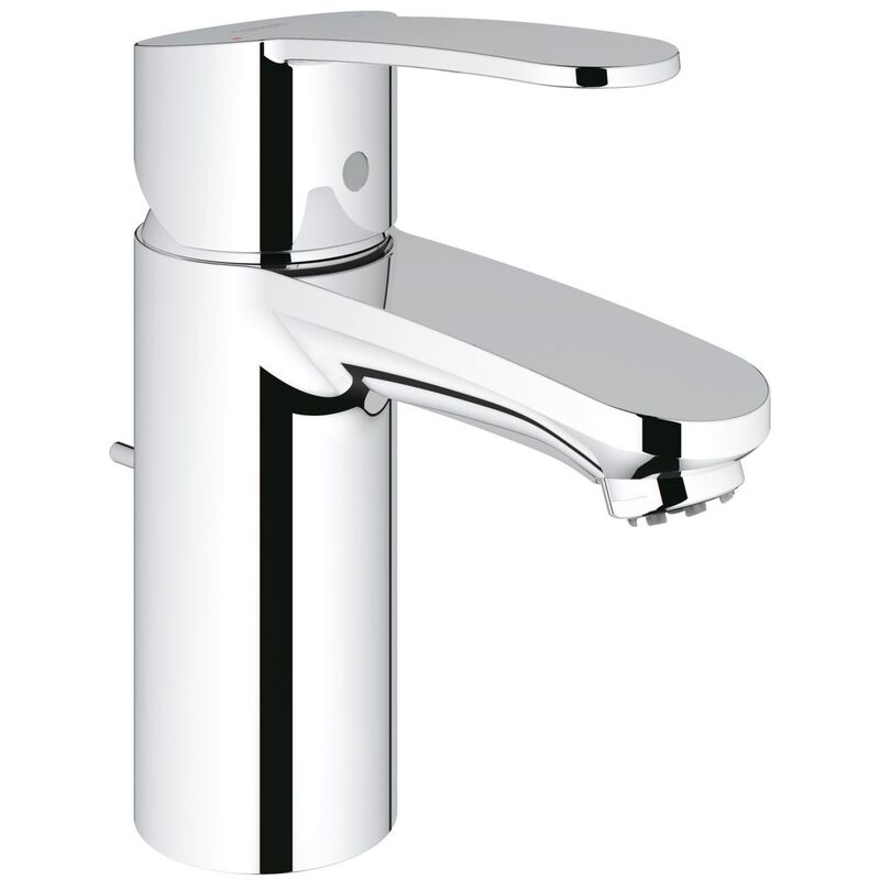 Mezclador monomando de lavabo Grohe Eurostyle Cosmopolitan, tamaño S con desagüe automático, para calentadores de agua a cielo abierto - 33561002