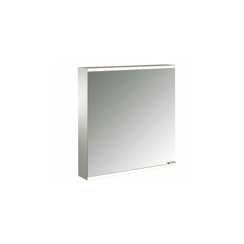 Emco Asis Prime 2armario retrovisor 600 mm 1 puerta izquierdo espejo trasero chrom 2 con iluminado bisagra la modelo de montaje en superficie ip 20 sin paquete 949705021