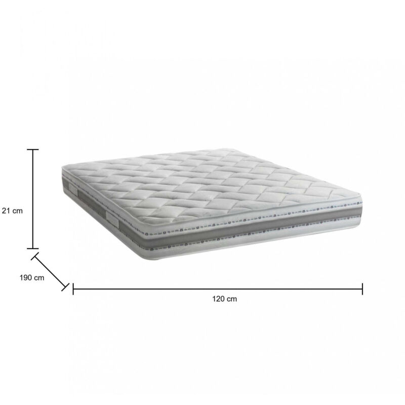 Kaufen Sie Dmora Ines quadratische und halbe Matratze, Memory Foam und  Gel-Matratze mit 9 verschiedenen Zonen, 100% Made in Italy, Anti-Milben und  hypoallergen, cm 120x190 h27 zu Großhandelspreisen