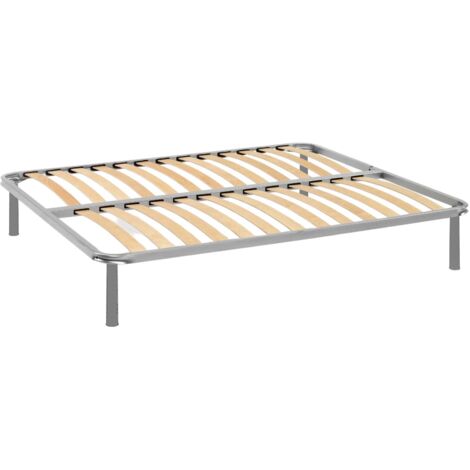Talamo Italia Doppelbettboden Malvina, Orthopädische Basis aus Birkensperrholz mit 13 Latten, 100% Made in Italy, Cm 160x190h 34 (1/3)