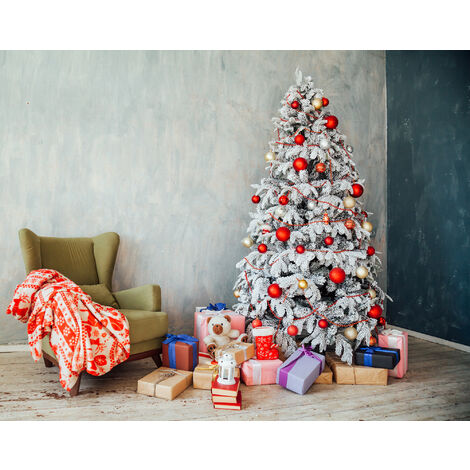 main image of "Weihnachtsbaum "Maria", Höhe 240 cm, weiß getüncht, extra dick, 1376 Äste, 140x140x240 cm"
