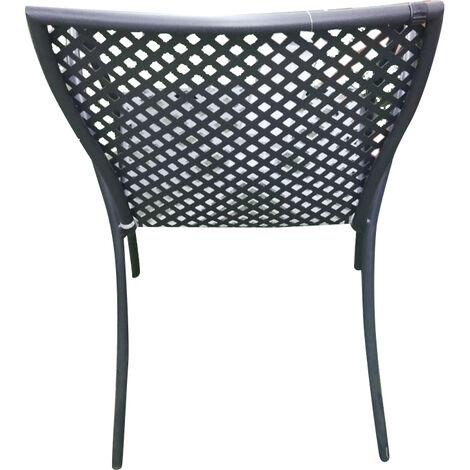 Dmora Stapelbarer Monobloc Stuhl Mit Niedriger Rückenlehne, Made In Italy, 55 X 54 X 82 Cm Weisse Farbe 39335418