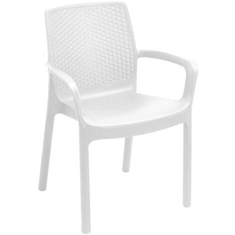 Außenbereich in für Esstisch, Gartensitz, % Made Torino, Stuhl Gartenstuhl Sessel für Rattan-Optik, 100 den