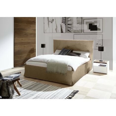 Talamo Italia Letto Singolo Erika, Letto Contenitore Con Rivestimento In Ecopelle Apertura Frontale Adatto Per Materasso Cm 90x190 Bianco Nuovo Imballo 61336611