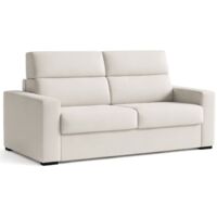 Dmora - 2-Sitzer Schlafsofa None, Schlafsofa fürs Wohnzimmer, gepolstert, abnehmbar, 100 % Made in Italy-Qualität, 180x95 h100 cm, Grau