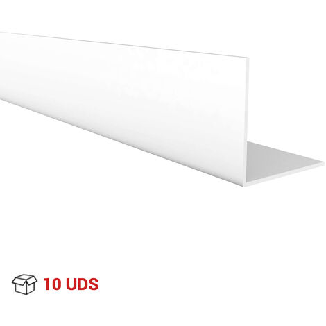 Winkelprofil Aus PVC Weiße Ausführung Für Bauprojekte, Reformen und  Heimwerker Maße 30301000mm Profillänge 1 Meter Dicke 1mm 10 Einheiten
