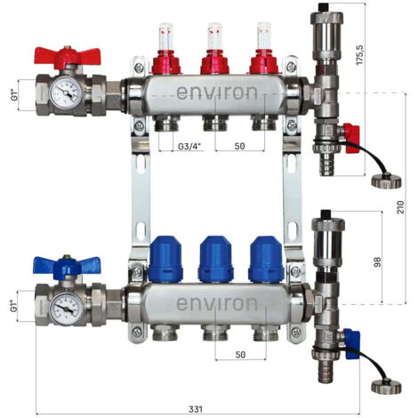 Festwertregelset M059 mit EcoStar II 25/6 Hocheffizienzpumpe