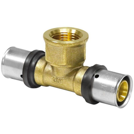Pipetec Pressfitting Mehrschichtverbundrohr TH U T-Stück IG
