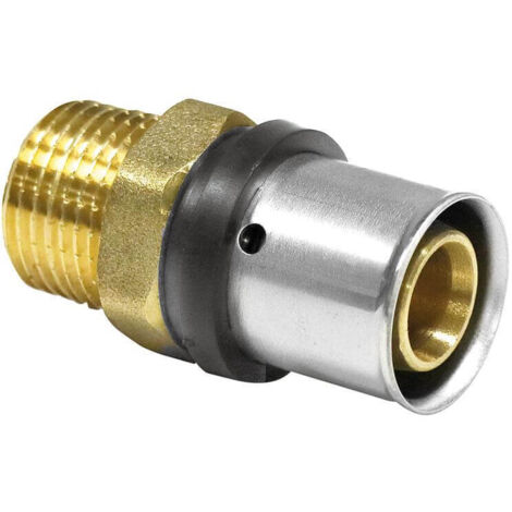 Pipetec Pressfitting Mehrschichtverbundrohr TH U Übergang auf AG