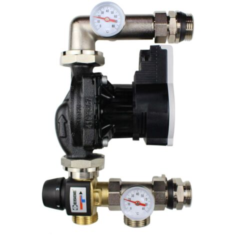 Festwertregelset mit Esbe VTA 372 35-60°C und Wilo Para STG