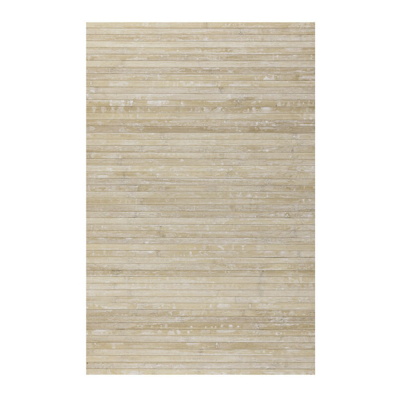 Alfombra de Bambú natural antideslizante Beige, 60 x 90cm