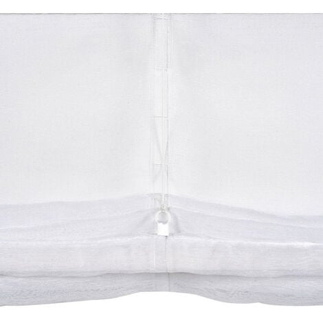 Estor Plegable sin Varillas, Estor Paqueto traslúcido Blanco, 105 x 175cm