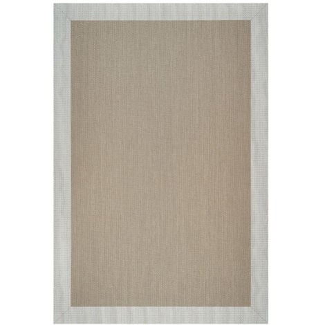 Alfombra vinílica Deblon, alfombra PVC antideslizante, para interior y  exterior Arena Blanco, 200 x 290 cm