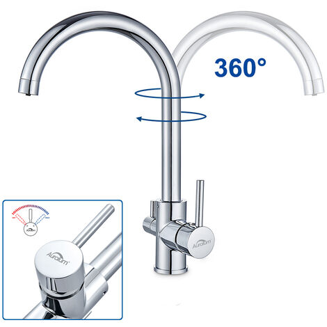 Natudeco Wasserfilter Wasserhahn - 360° Drehbar Für Umkehrosmose