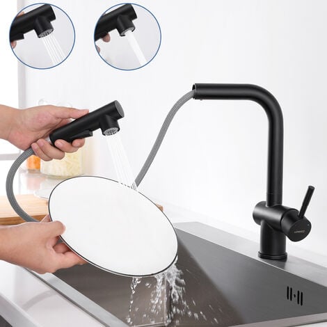 LED Flexibel Wasserhahn Küchenarmatur Spültischarmatur Einhand Mischbatterie DHL 