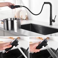 Flexibel Küchenarmatur Wasserhahn Küche Einhand Spültischarmatur Mischbatterie 