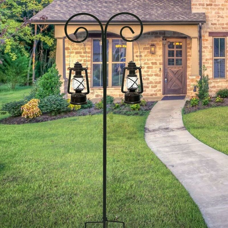 Lot De 2 Crochets De Berger De 122 Cm Avec Base à 5 Griffes