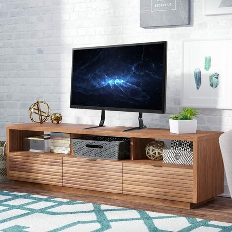 Support TV sur Pied de Table pour Ecran LED LCD Plasma 17-55 Hauteur  Adjustable VESA