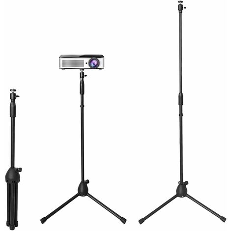 Support De Plafond/mur Universel Pour Projecteur - Filetage 1/4, Réglable 360°, Capacité 3 Kg
