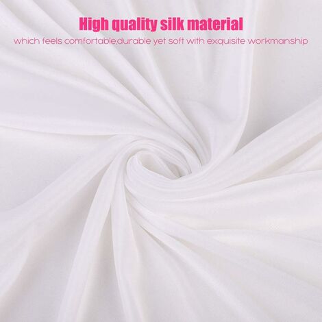 Lot De 2 Rideaux De Fond En Tulle Polyester 152 X 305 Cm - Transparents, Dorés, Pour Mariage, Fête, Photo - 7